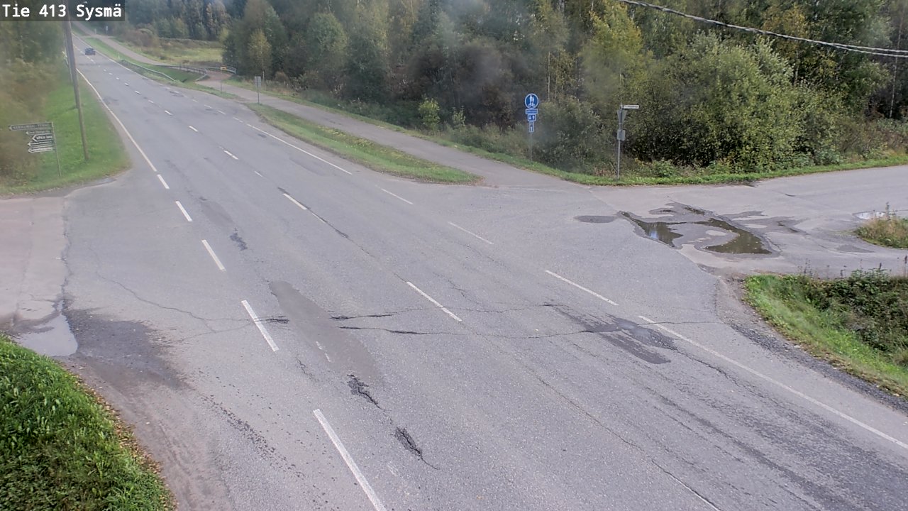 Weather Camera Image Road 413 Sysmä, Sysmä, Päijät-Häme
