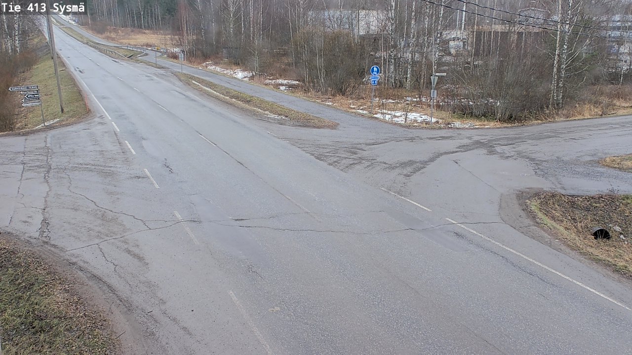 Weather Camera Image Road 413 Sysmä, Sysmä, Päijät-Häme