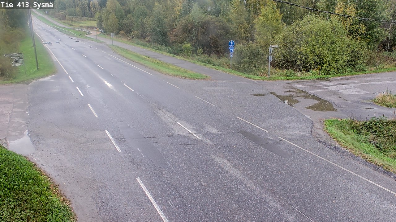 Weather Camera Image Road 413 Sysmä, Sysmä, Päijät-Häme