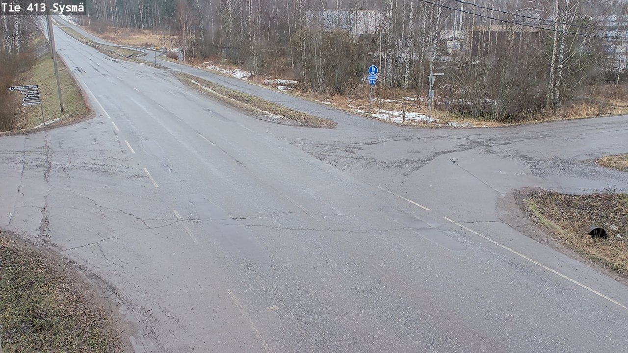 Weather Camera Image Road 413 Sysmä, Sysmä, Päijät-Häme