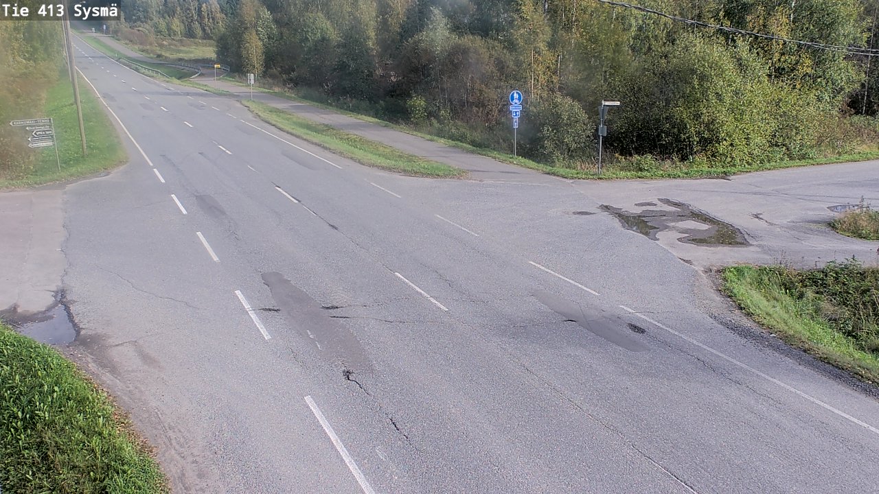 Weather Camera Image Road 413 Sysmä, Sysmä, Päijät-Häme