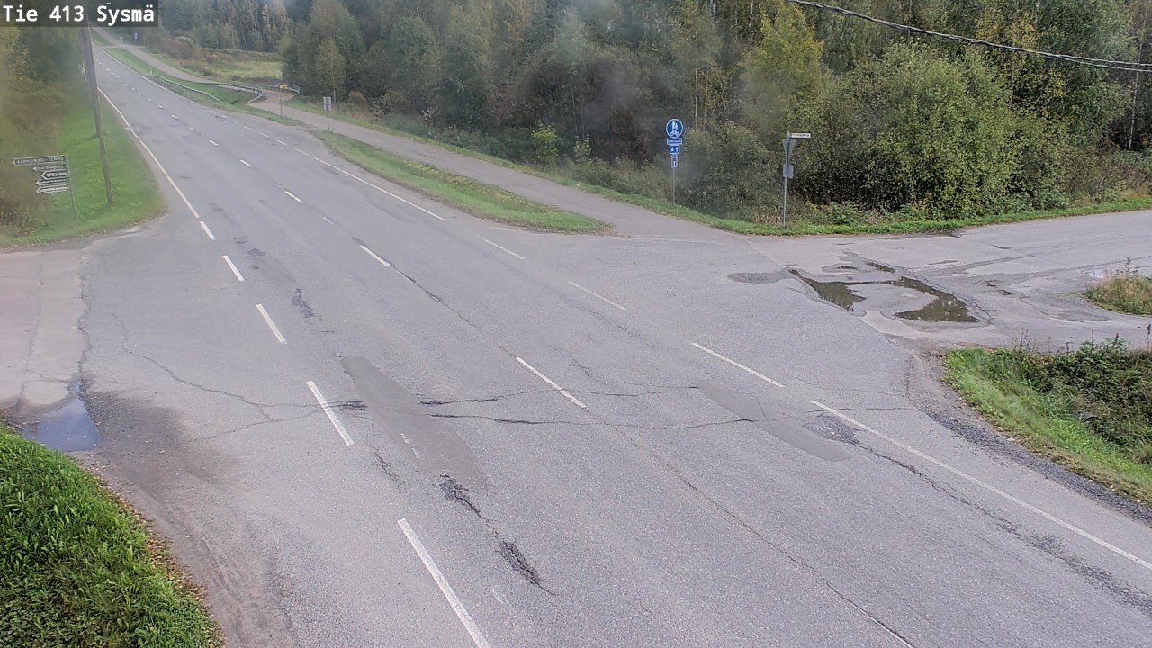 Weather Camera Image Road 413 Sysmä, Sysmä, Päijät-Häme