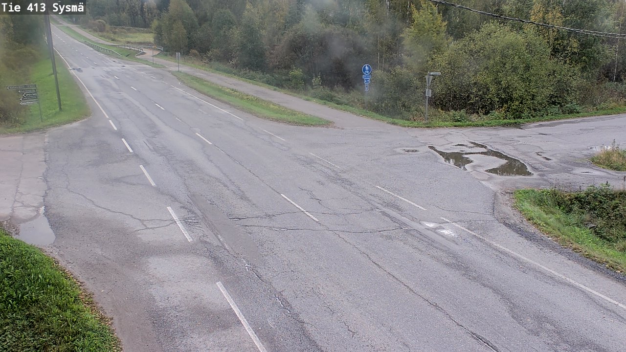Weather Camera Image Road 413 Sysmä, Sysmä, Päijät-Häme