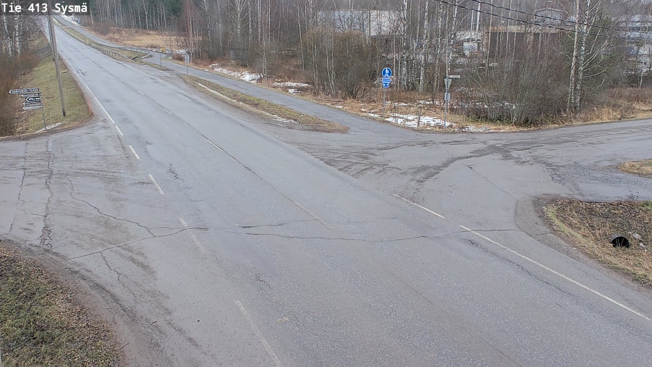 Weather Camera Image Road 413 Sysmä, Sysmä, Päijät-Häme