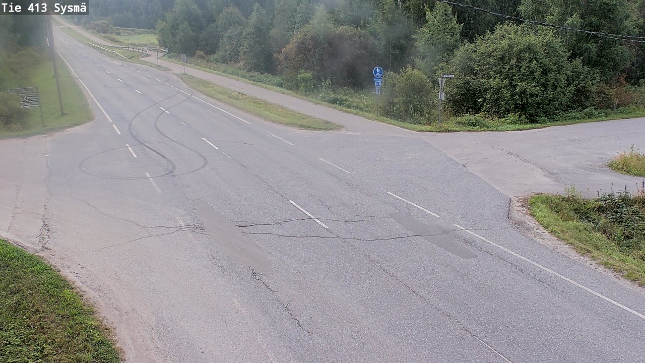 Weather Camera Image Road 413 Sysmä, Sysmä, Päijät-Häme