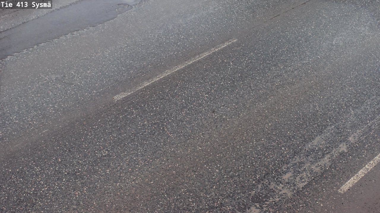 Weather Camera Image Road 413 Sysmä, Sysmä, Päijät-Häme