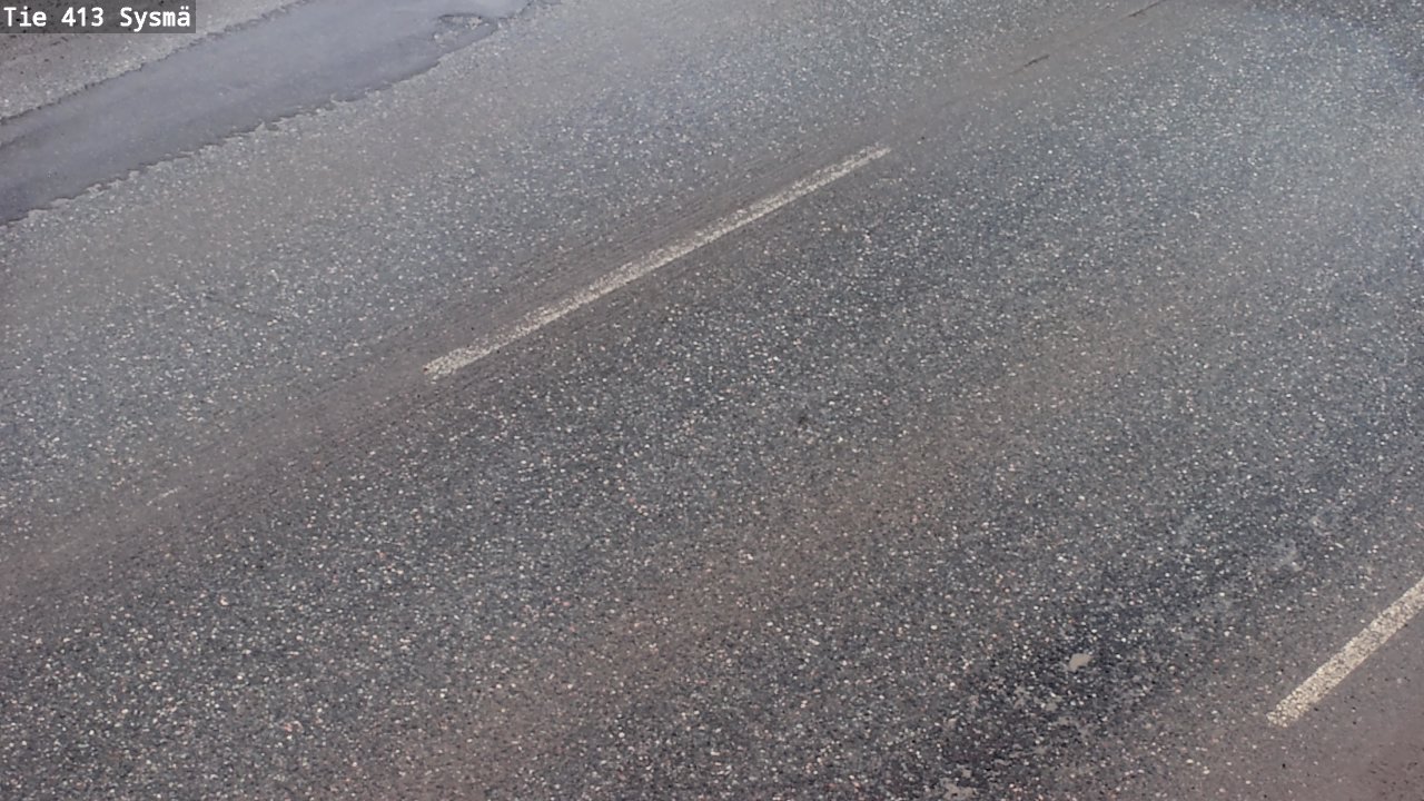 Weather Camera Image Road 413 Sysmä, Sysmä, Päijät-Häme