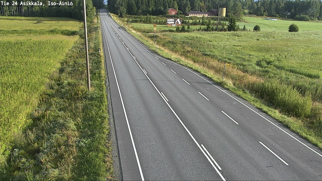 Weather Camera Image Road 24 Asikkala, Iso-Äiniö, Asikkala, Päijät-Häme