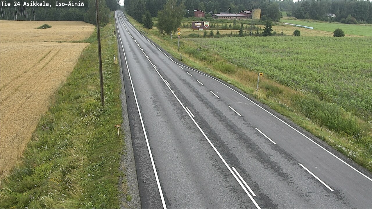 Weather Camera Image Road 24 Asikkala, Iso-Äiniö, Asikkala, Päijät-Häme