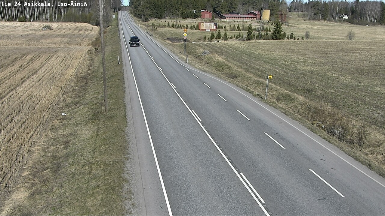 Weather Camera Image Road 24 Asikkala, Iso-Äiniö, Asikkala, Päijät-Häme