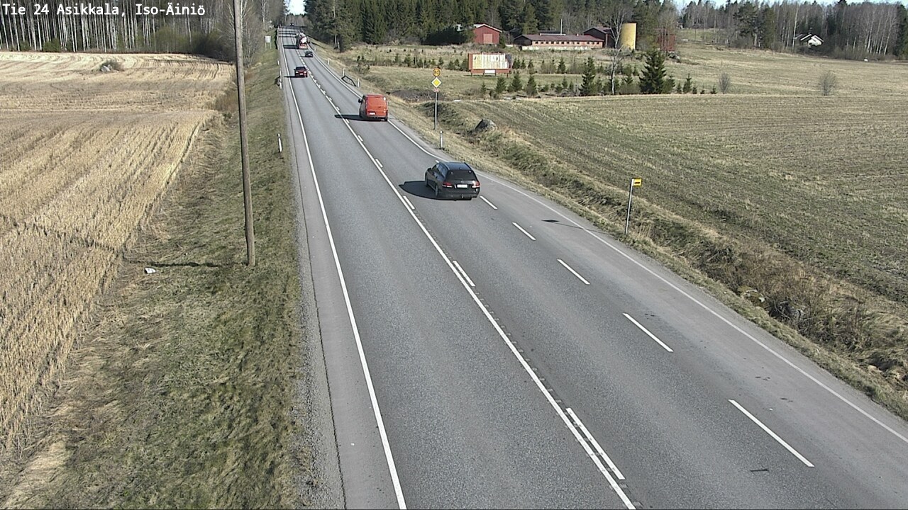 Weather Camera Image Road 24 Asikkala, Iso-Äiniö, Asikkala, Päijät-Häme