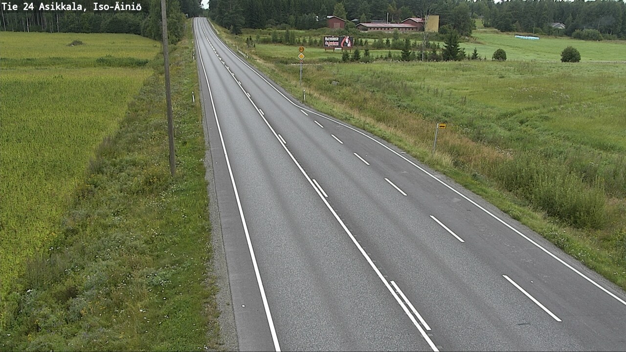 Weather Camera Image Road 24 Asikkala, Iso-Äiniö, Asikkala, Päijät-Häme