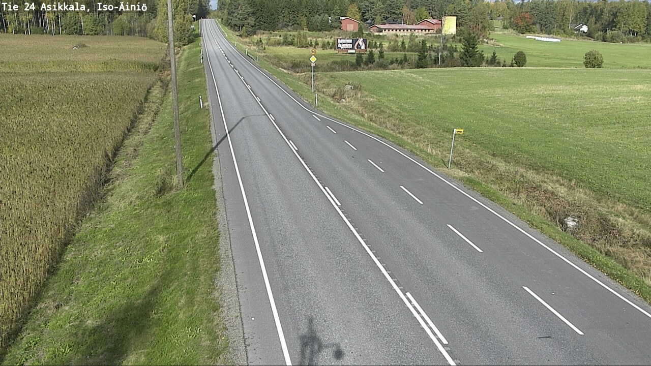 Weather Camera Image Road 24 Asikkala, Iso-Äiniö, Asikkala, Päijät-Häme