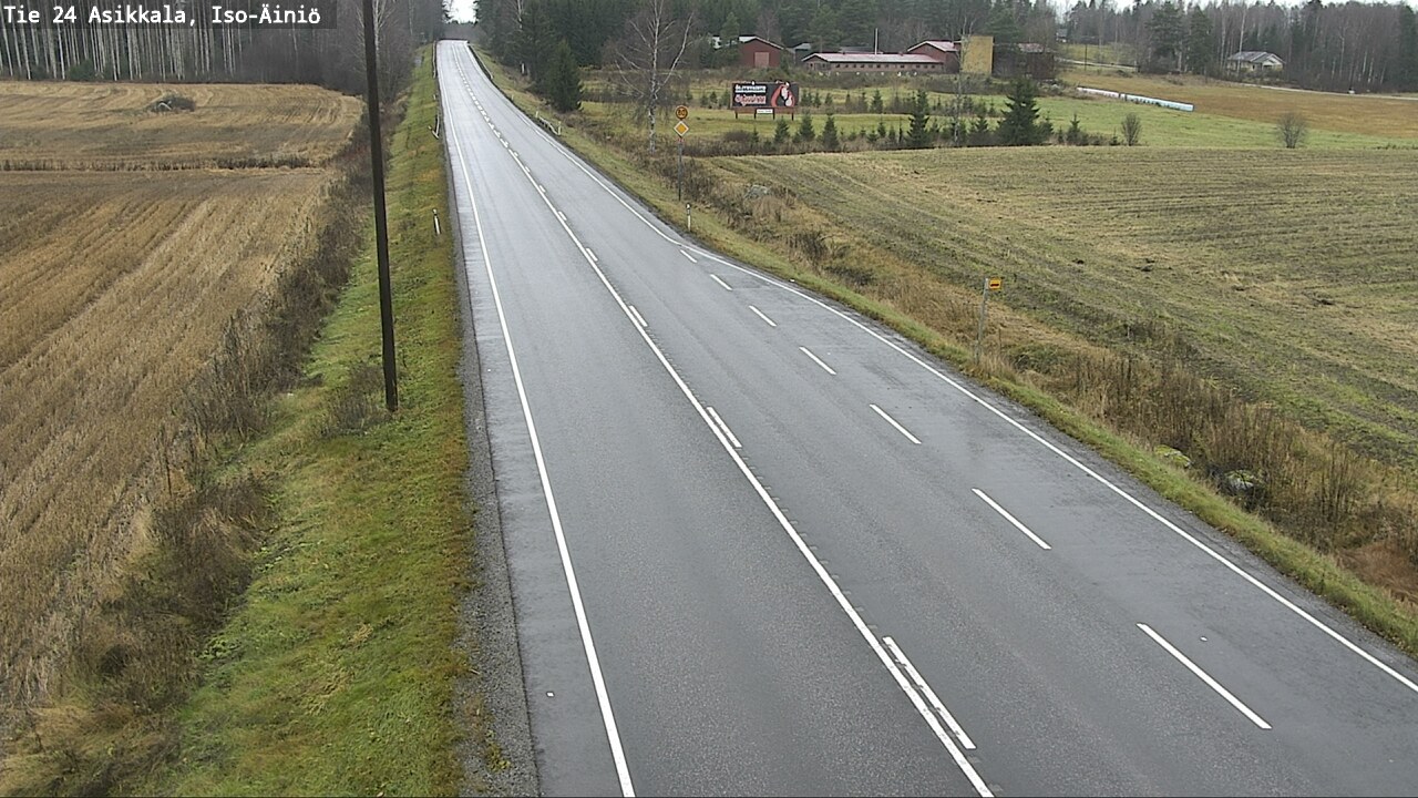 Weather Camera Image Väg 24 Asikkala, Iso-Äiniö, Asikkala, Päijät-Häme