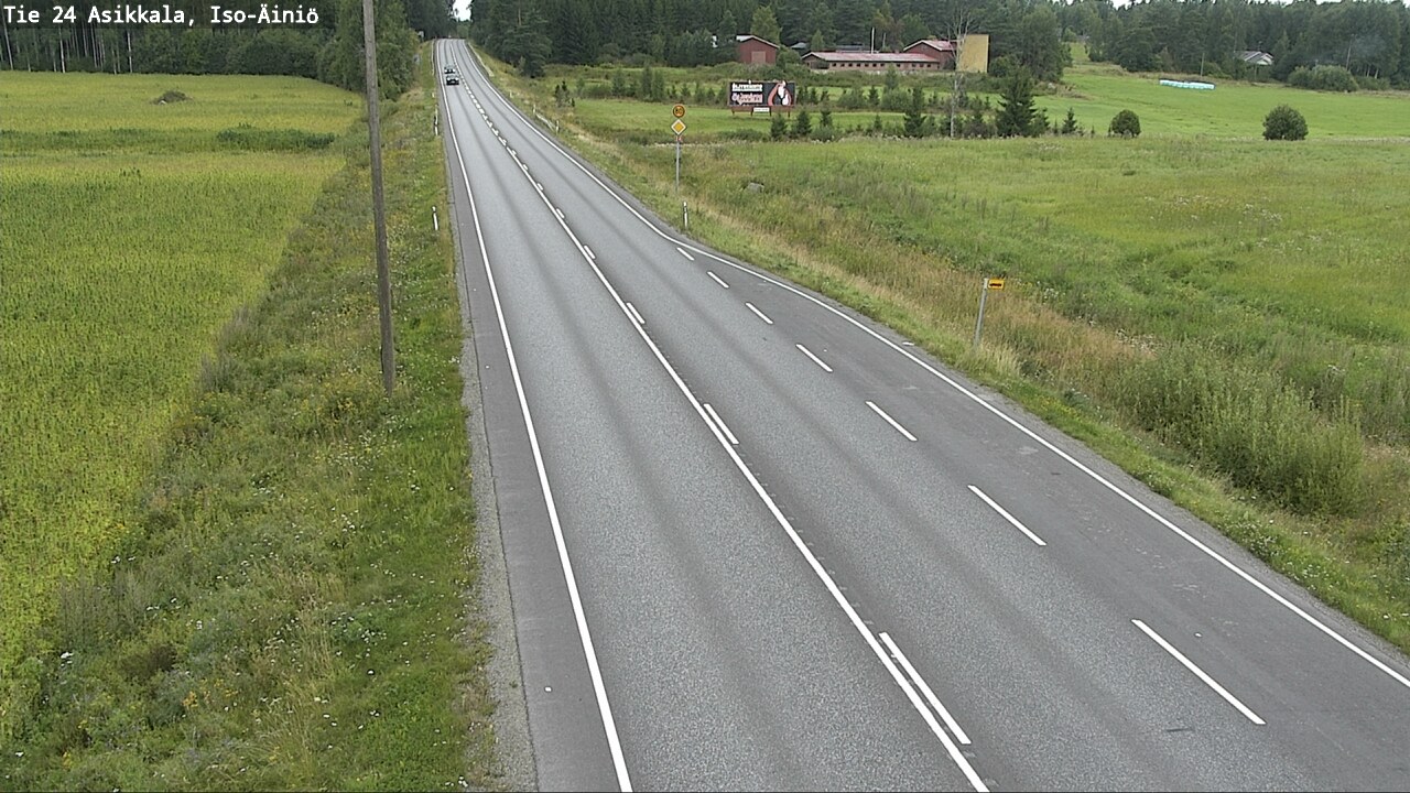Weather Camera Image Road 24 Asikkala, Iso-Äiniö, Asikkala, Päijät-Häme