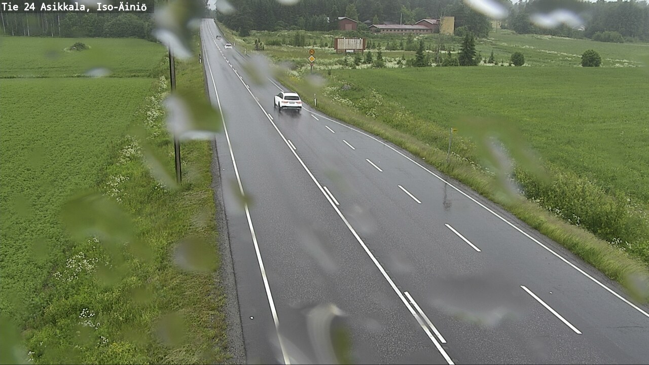 Weather Camera Image Road 24 Asikkala, Iso-Äiniö, Asikkala, Päijät-Häme