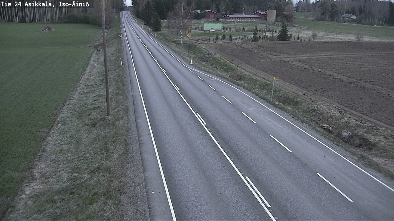 Weather Camera Image Road 24 Asikkala, Iso-Äiniö, Asikkala, Päijät-Häme