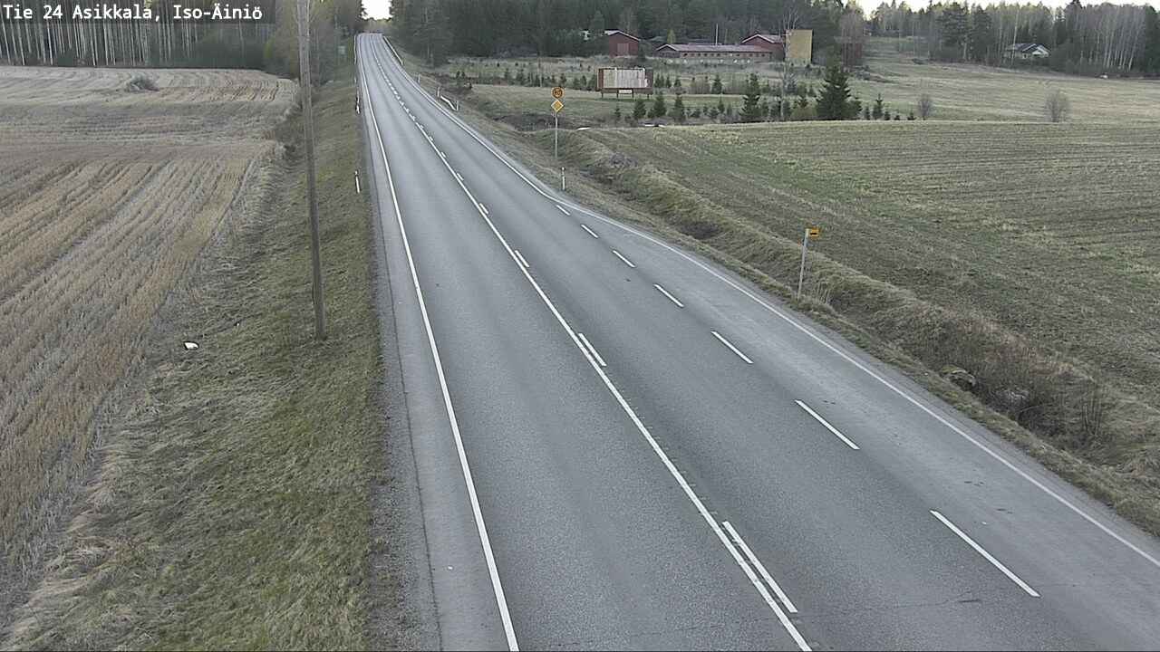 Weather Camera Image Road 24 Asikkala, Iso-Äiniö, Asikkala, Päijät-Häme