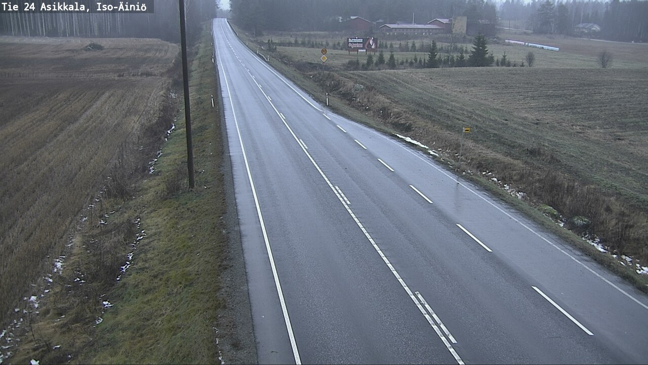 Weather Camera Image Väg 24 Asikkala, Iso-Äiniö, Asikkala, Päijät-Häme