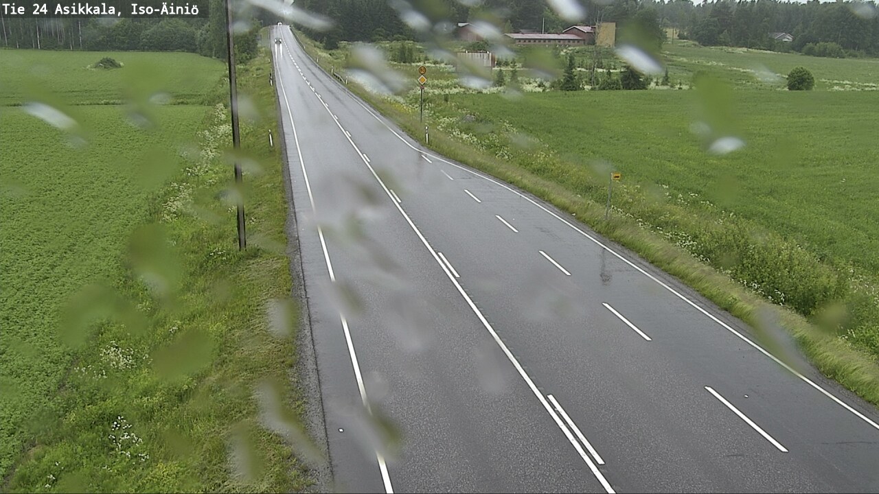 Weather Camera Image Road 24 Asikkala, Iso-Äiniö, Asikkala, Päijät-Häme