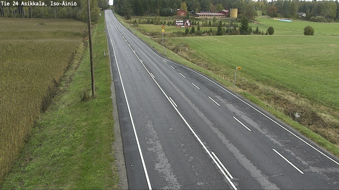 Weather Camera Image Road 24 Asikkala, Iso-Äiniö, Asikkala, Päijät-Häme