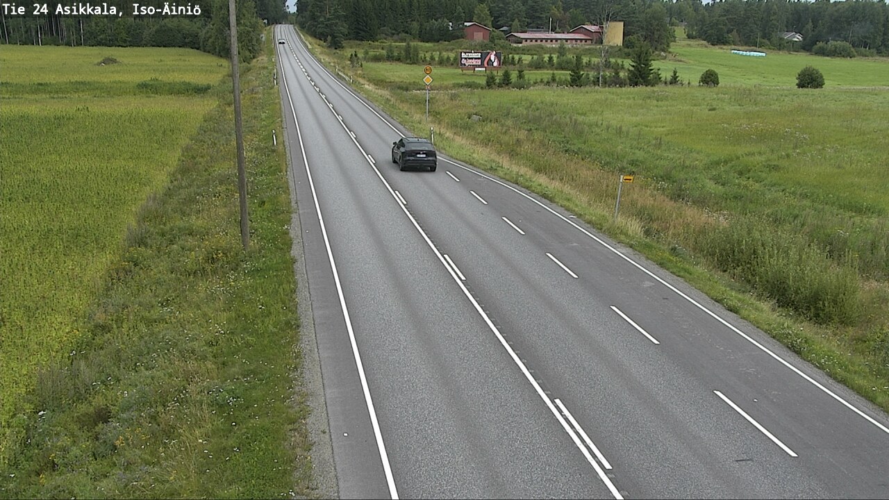 Weather Camera Image Road 24 Asikkala, Iso-Äiniö, Asikkala, Päijät-Häme