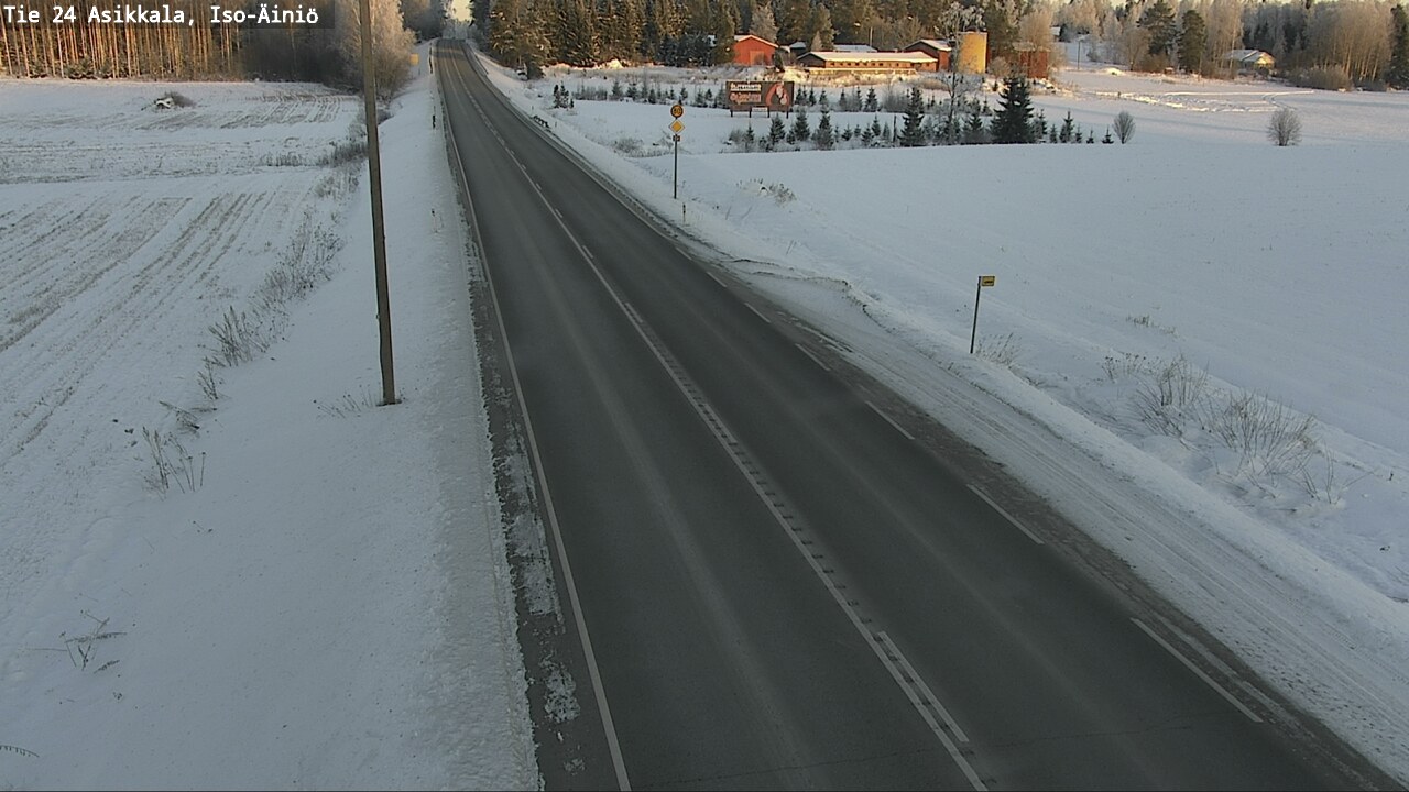 Weather Camera Image Road 24 Asikkala, Iso-Äiniö, Asikkala, Päijät-Häme