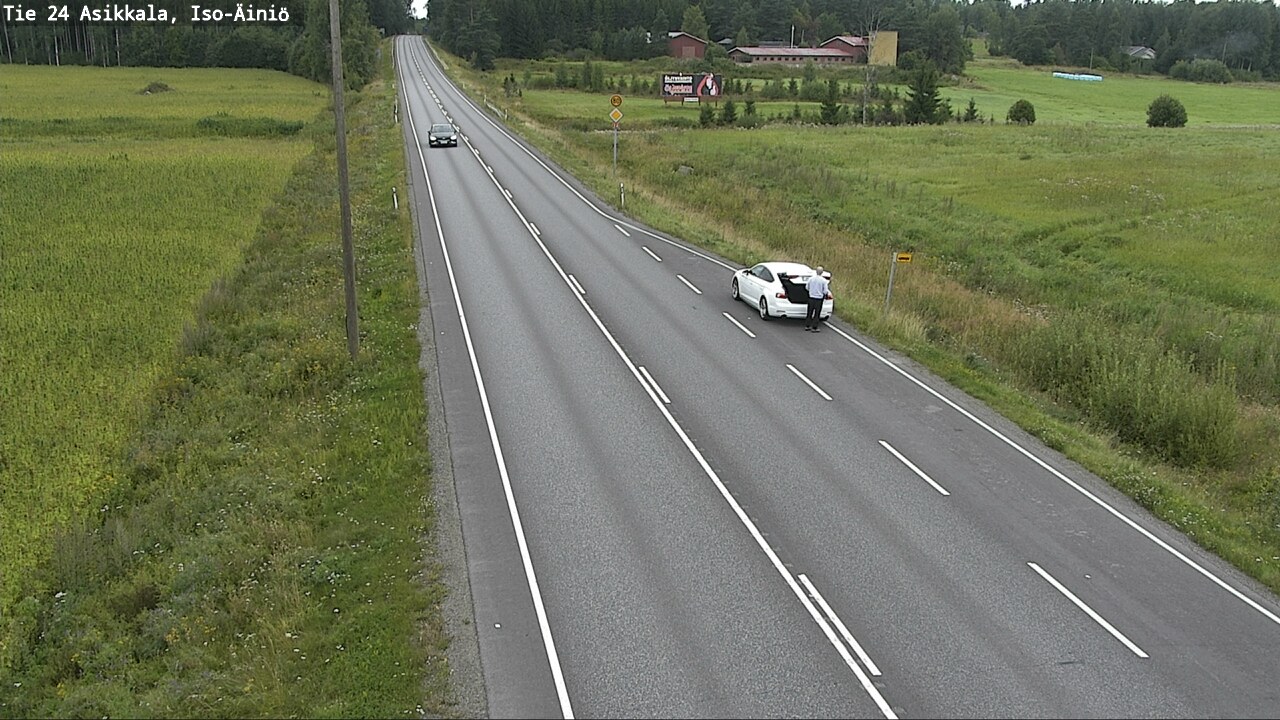 Weather Camera Image Road 24 Asikkala, Iso-Äiniö, Asikkala, Päijät-Häme