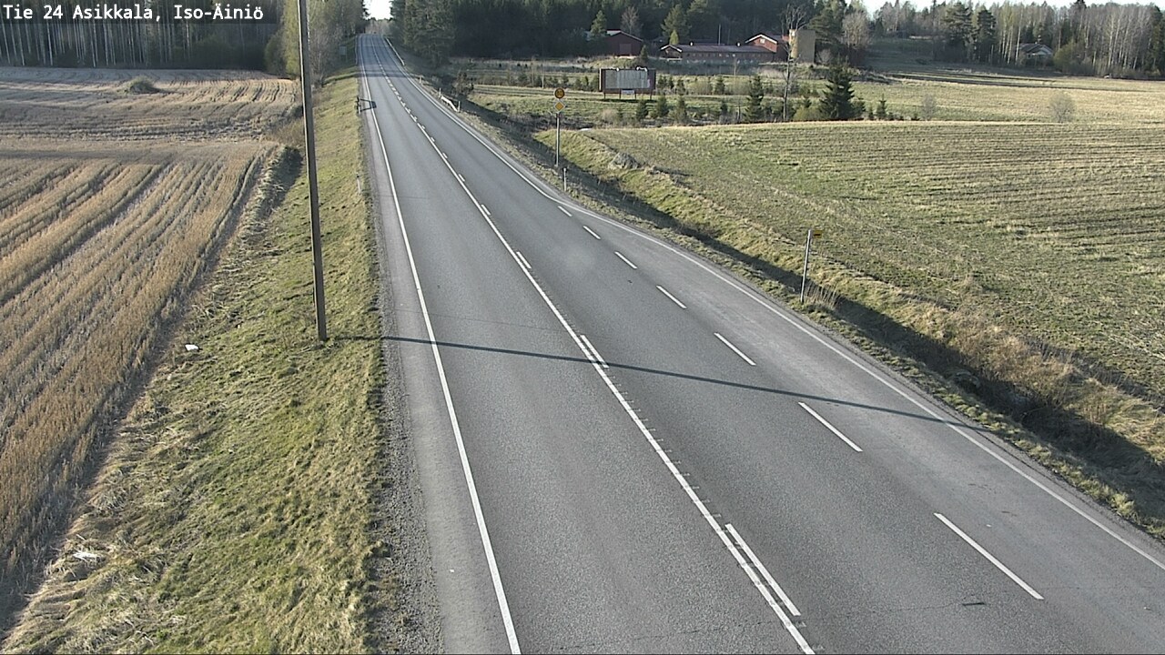 Weather Camera Image Road 24 Asikkala, Iso-Äiniö, Asikkala, Päijät-Häme