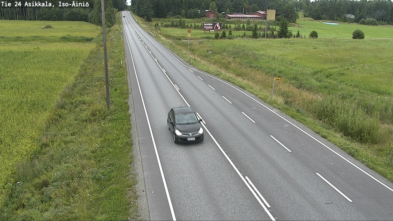 Weather Camera Image Road 24 Asikkala, Iso-Äiniö, Asikkala, Päijät-Häme