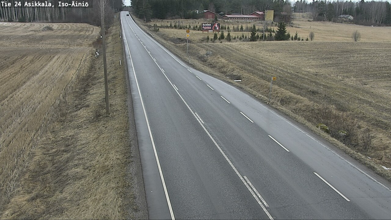 Weather Camera Image Väg 24 Asikkala, Iso-Äiniö, Asikkala, Päijät-Häme