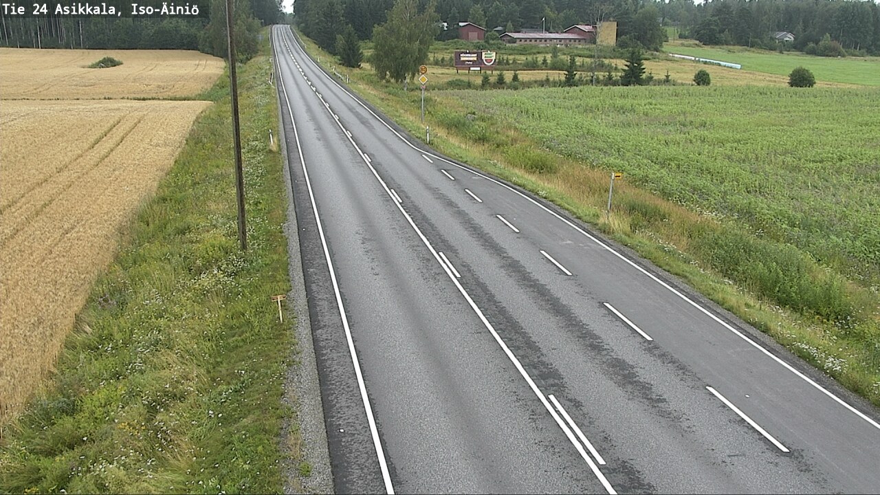 Weather Camera Image Road 24 Asikkala, Iso-Äiniö, Asikkala, Päijät-Häme