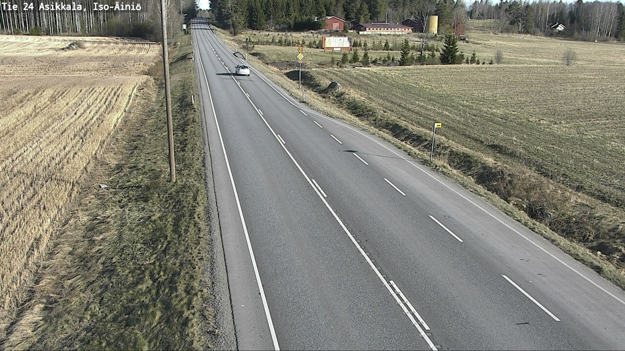 Weather Camera Image Road 24 Asikkala, Iso-Äiniö, Asikkala, Päijät-Häme