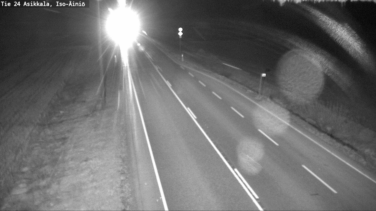 Weather Camera Image Road 24 Asikkala, Iso-Äiniö, Asikkala, Päijät-Häme