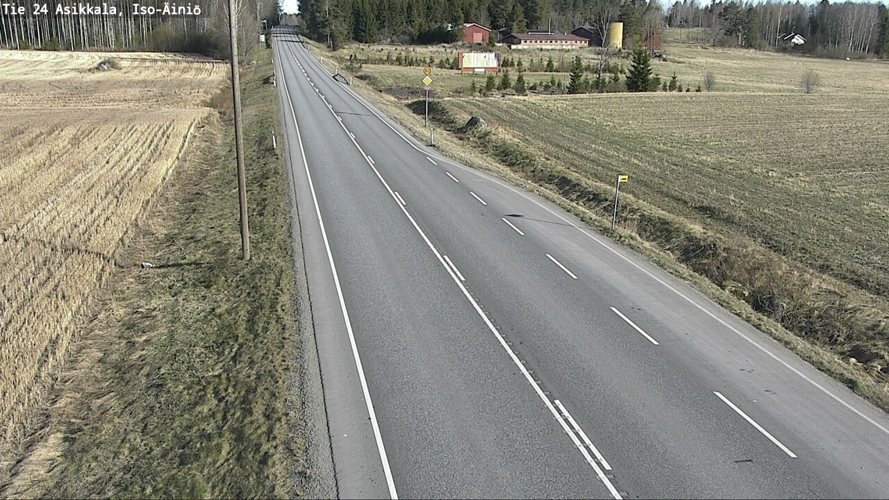 Weather Camera Image Road 24 Asikkala, Iso-Äiniö, Asikkala, Päijät-Häme