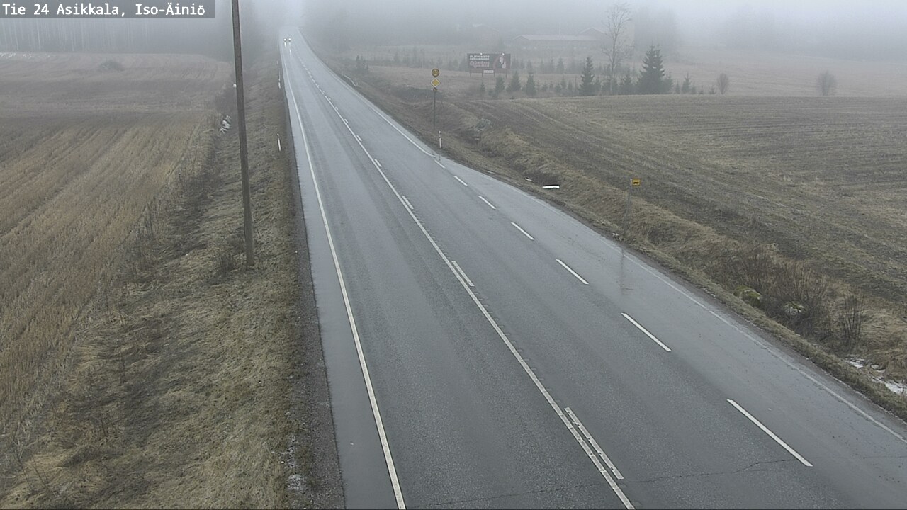 Weather Camera Image Road 24 Asikkala, Iso-Äiniö, Asikkala, Päijät-Häme