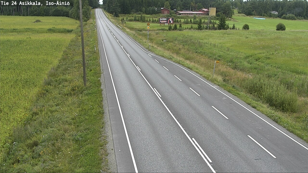 Weather Camera Image Road 24 Asikkala, Iso-Äiniö, Asikkala, Päijät-Häme