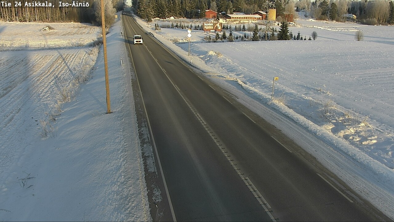 Weather Camera Image Road 24 Asikkala, Iso-Äiniö, Asikkala, Päijät-Häme