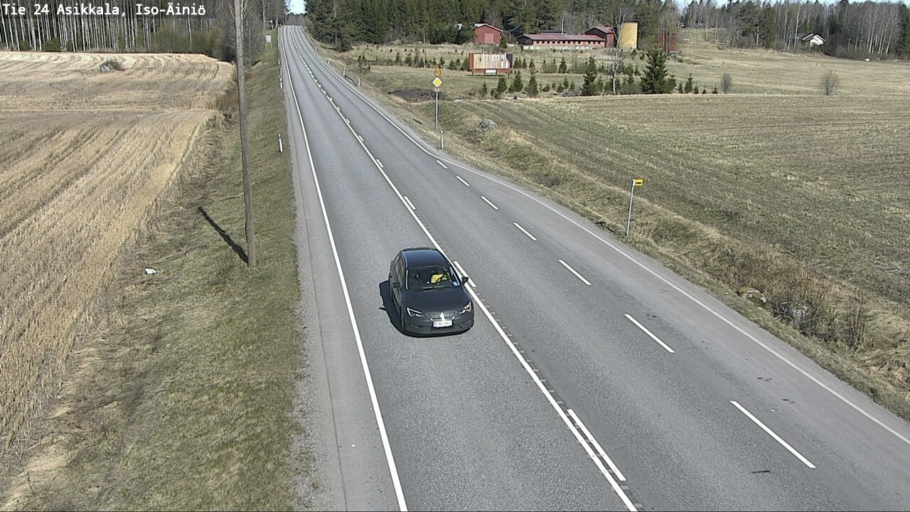 Weather Camera Image Road 24 Asikkala, Iso-Äiniö, Asikkala, Päijät-Häme