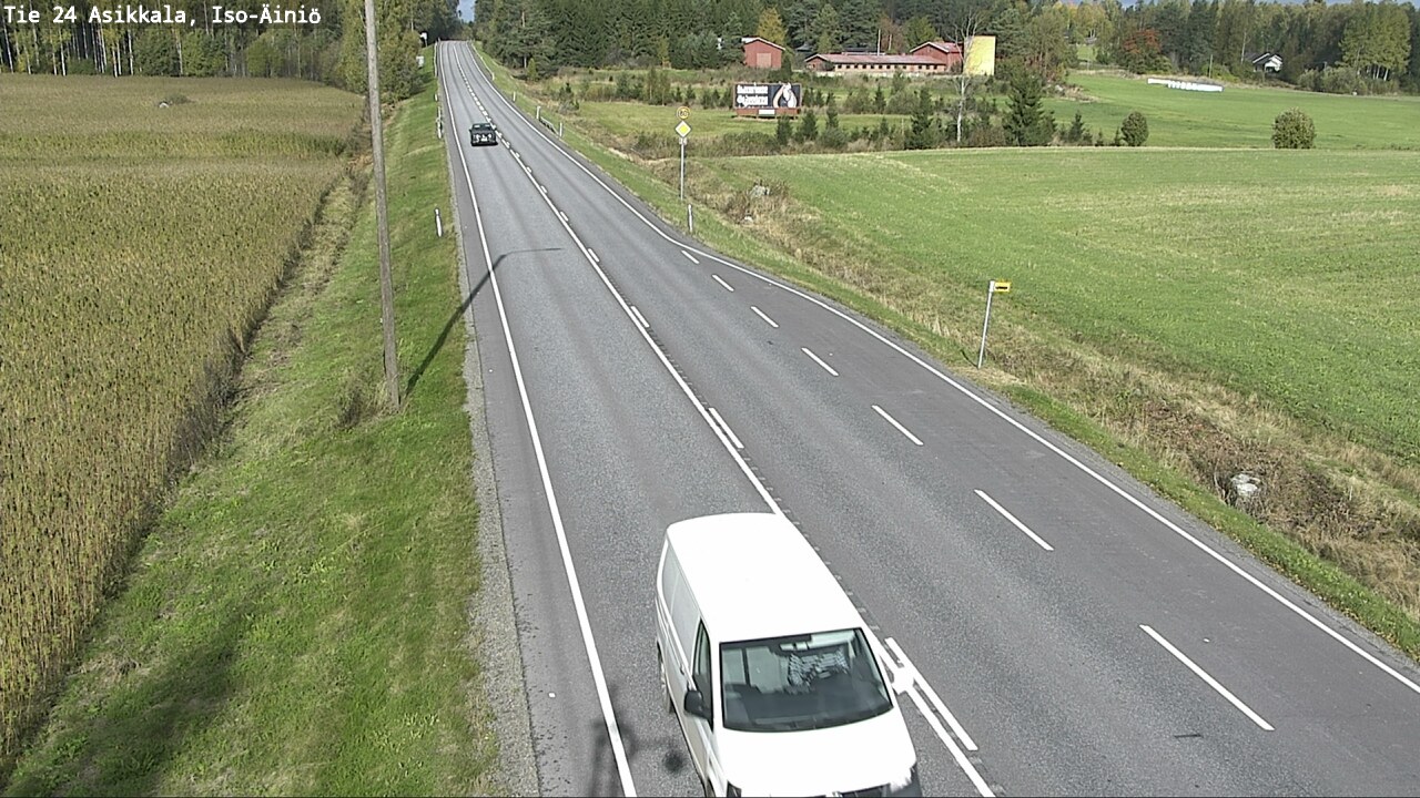 Weather Camera Image Road 24 Asikkala, Iso-Äiniö, Asikkala, Päijät-Häme