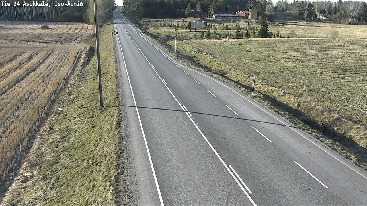 Weather Camera Image Road 24 Asikkala, Iso-Äiniö, Asikkala, Päijät-Häme