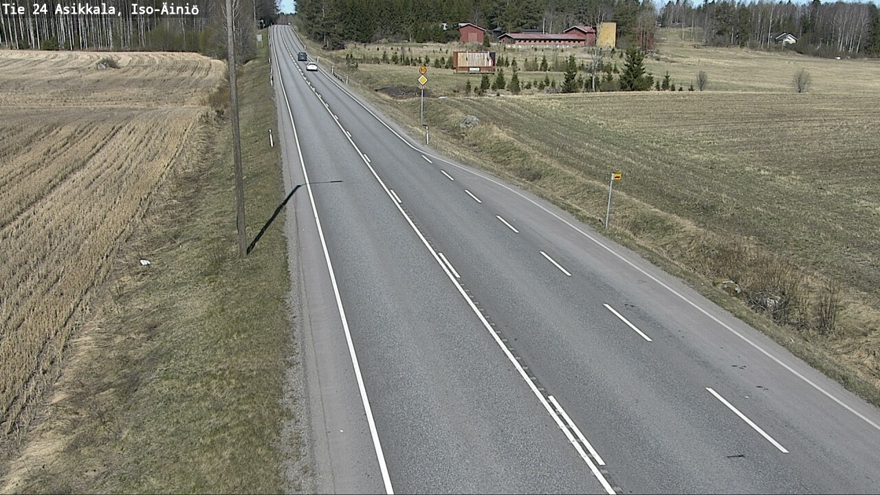 Weather Camera Image Road 24 Asikkala, Iso-Äiniö, Asikkala, Päijät-Häme