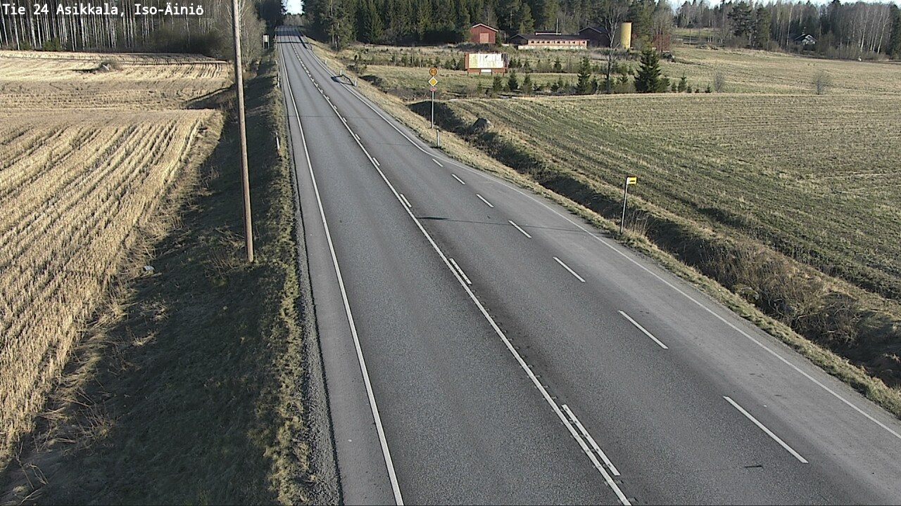 Weather Camera Image Road 24 Asikkala, Iso-Äiniö, Asikkala, Päijät-Häme