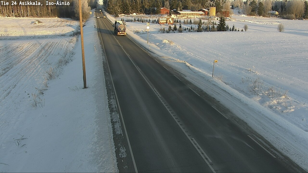 Weather Camera Image Road 24 Asikkala, Iso-Äiniö, Asikkala, Päijät-Häme