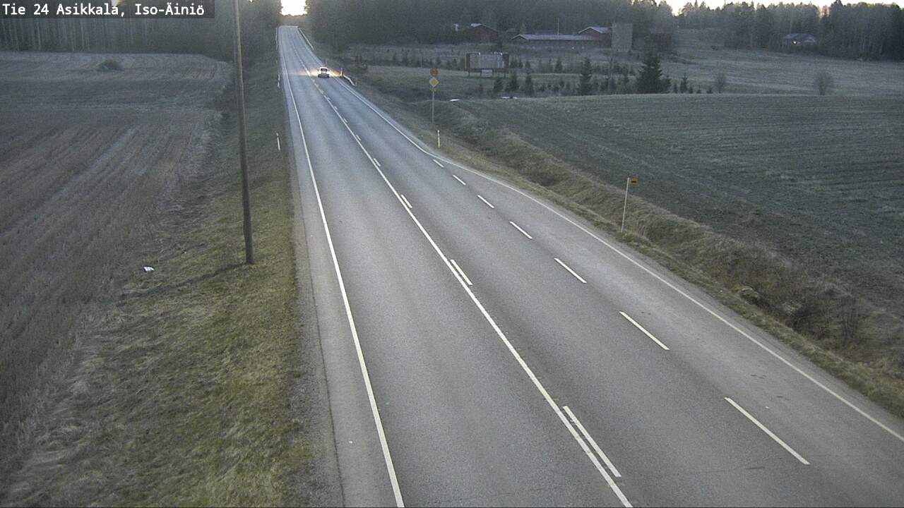 Weather Camera Image Road 24 Asikkala, Iso-Äiniö, Asikkala, Päijät-Häme