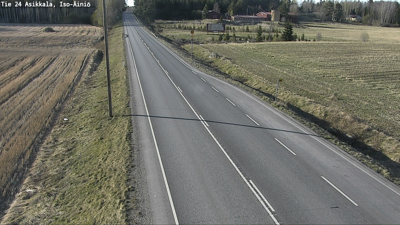 Weather Camera Image Road 24 Asikkala, Iso-Äiniö, Asikkala, Päijät-Häme