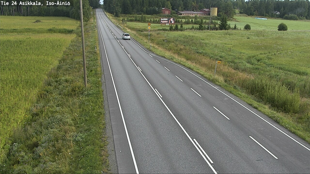 Weather Camera Image Road 24 Asikkala, Iso-Äiniö, Asikkala, Päijät-Häme