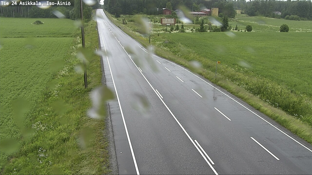 Weather Camera Image Road 24 Asikkala, Iso-Äiniö, Asikkala, Päijät-Häme