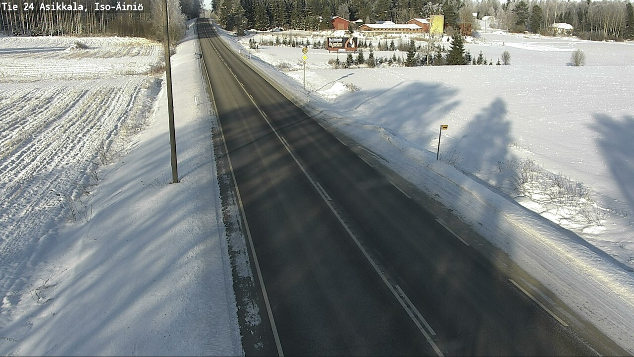 Weather Camera Image Road 24 Asikkala, Iso-Äiniö, Asikkala, Päijät-Häme
