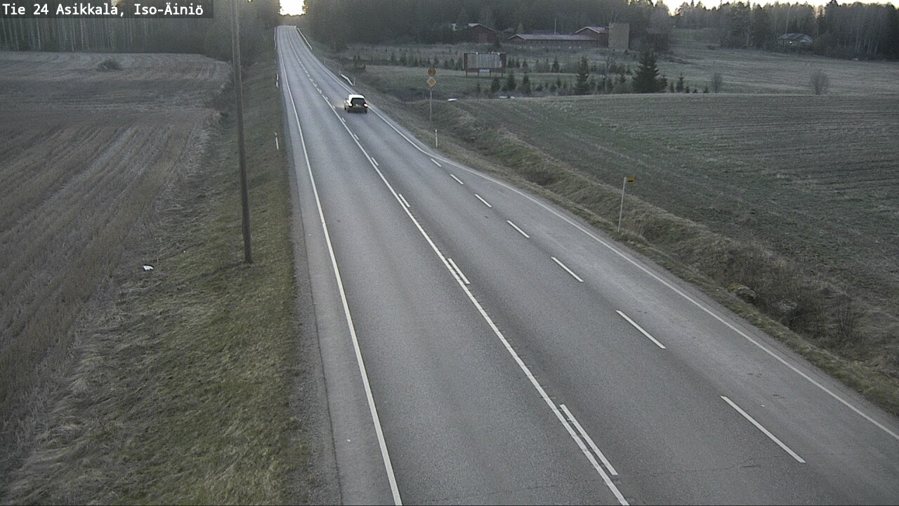 Weather Camera Image Road 24 Asikkala, Iso-Äiniö, Asikkala, Päijät-Häme